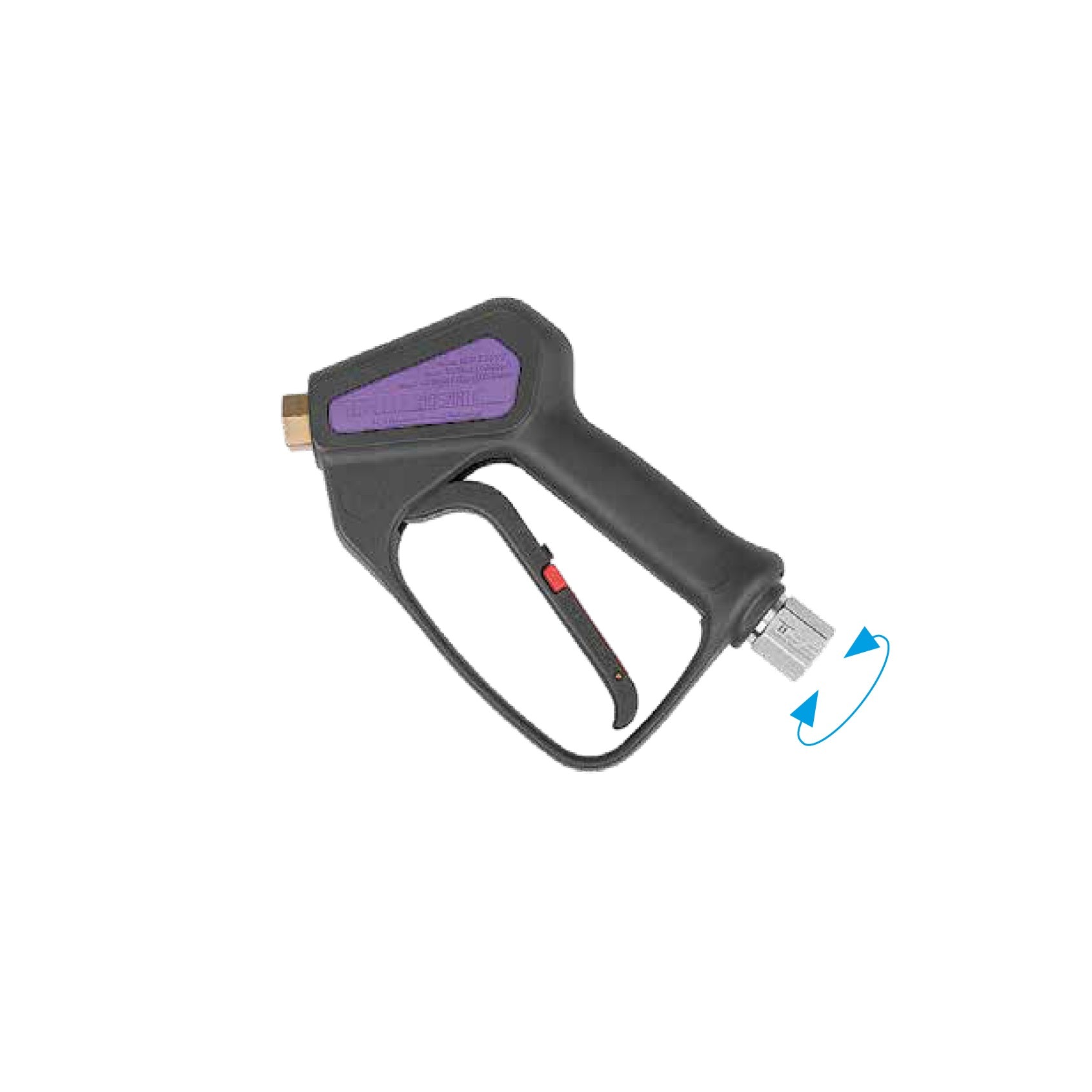 Mosmatic HP Spray Gun NEO 5000psi High Pressure Washer Gun with Inlet Swivel - Perfect for Car Washing, Industrial Cleaning & Heavy Duty Surface Preparation