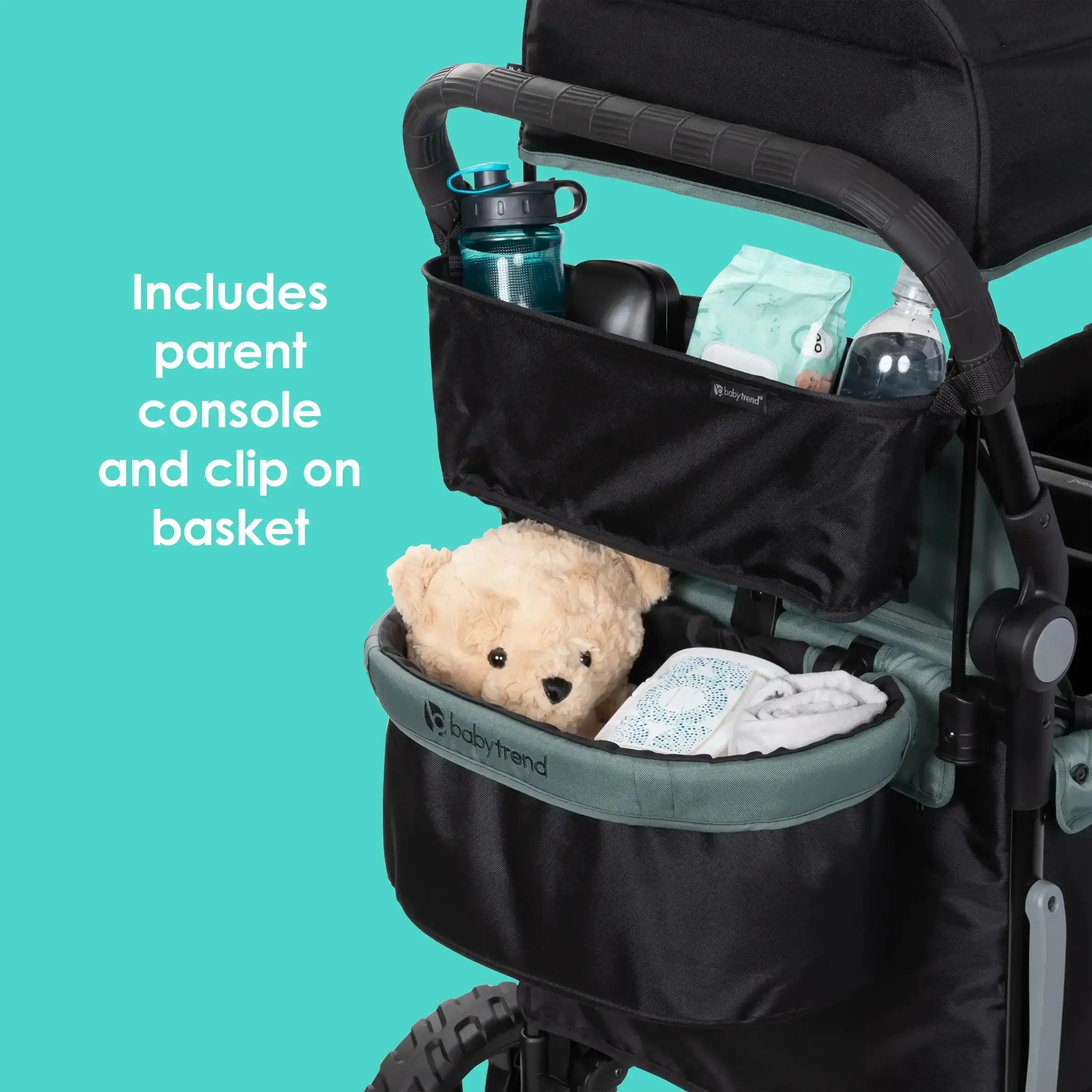 Quest PLUS 3-in-1 Stroller Wagon in Madrid Green - Convertible Baby Stroller & Wagon for Toddlers (Target Exclusive) | Perfect for Park Outings, Beach Trips & Family Adventures