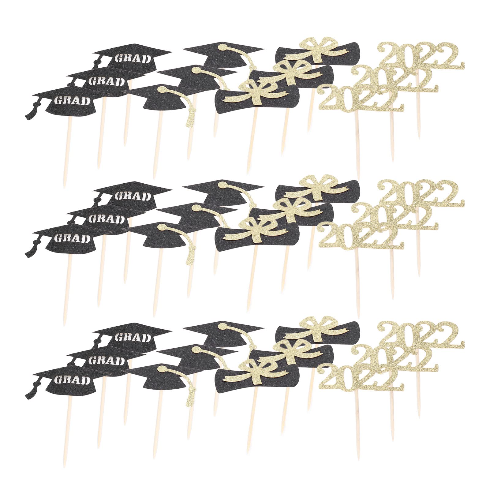 MEIG Graduation Cake Toppers - Safe & Exquisite Cake Decorations for Graduation Parties, Ceremonies & Celebrations | Perfect for Graduation Cakes, Cupcakes & Desserts