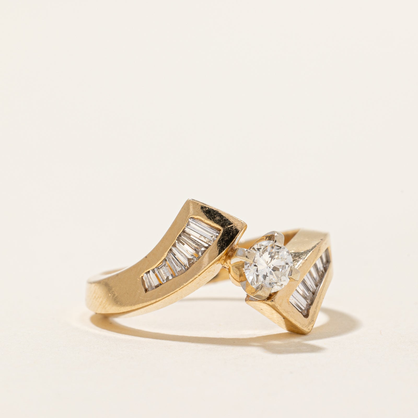0.33ctw High Set Diamond Ring - Size 4.75 | Elegant Solitaire Engagement Ring for Women | Perfect for Proposals, Anniversaries & Special Occasions