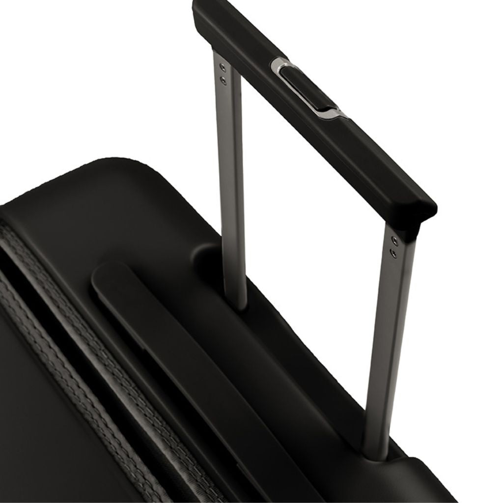 Epic Spin 75cm Large Lightweight Suitcase - Matt Black Luggage for Travel, Business Trips & Vacations | Durable Spinner Wheels & Lightweight Design