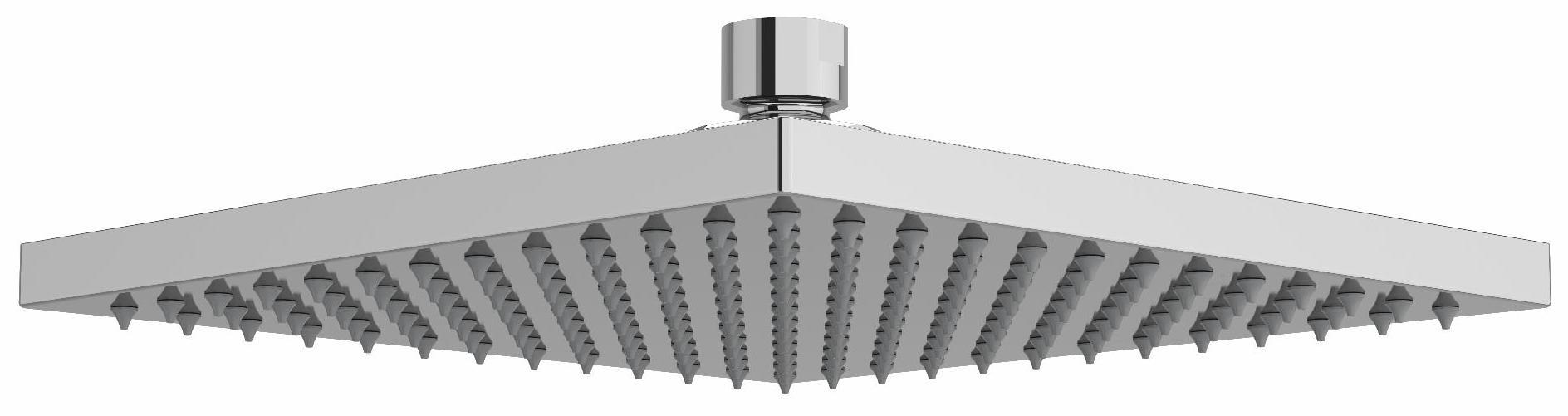 8-Inch Square Rain Shower Head with Chrome Finish - RIOBEL 488C for Luxurious Spa-Like Bathroom Experience