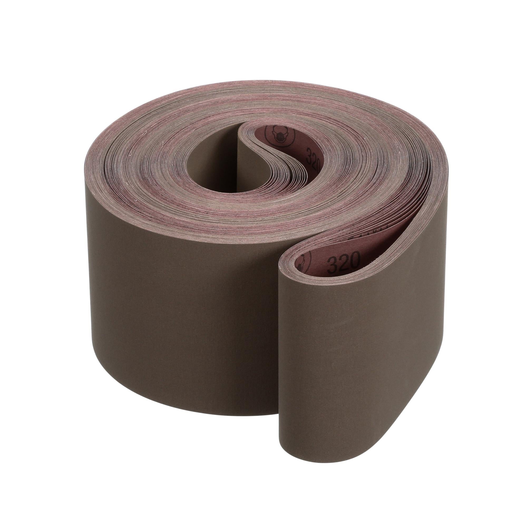 3M 211K Cloth Belt - 6 in x 168 in, 320 J Weight, Film Lok, L Flex - Ideal for Metal Finishing, Wood Sanding & Industrial Applications