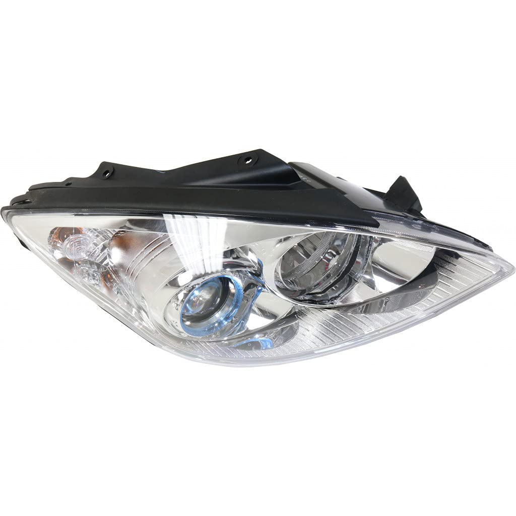 2010-2012 Hyundai Elantra Passenger Side Headlight Assembly - CAPA Certified Replacement for HY2503162 (921022L152) | Perfect for Night Driving & Auto Restoration Projects