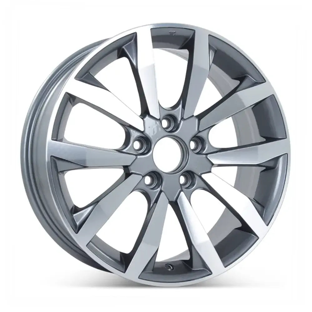 17 Inch Honda Civic Wheel Replacement - Machined Black Replica Rim 63996 42700SNXA72 | Perfect for Upgrades, Custom Builds & Restorations