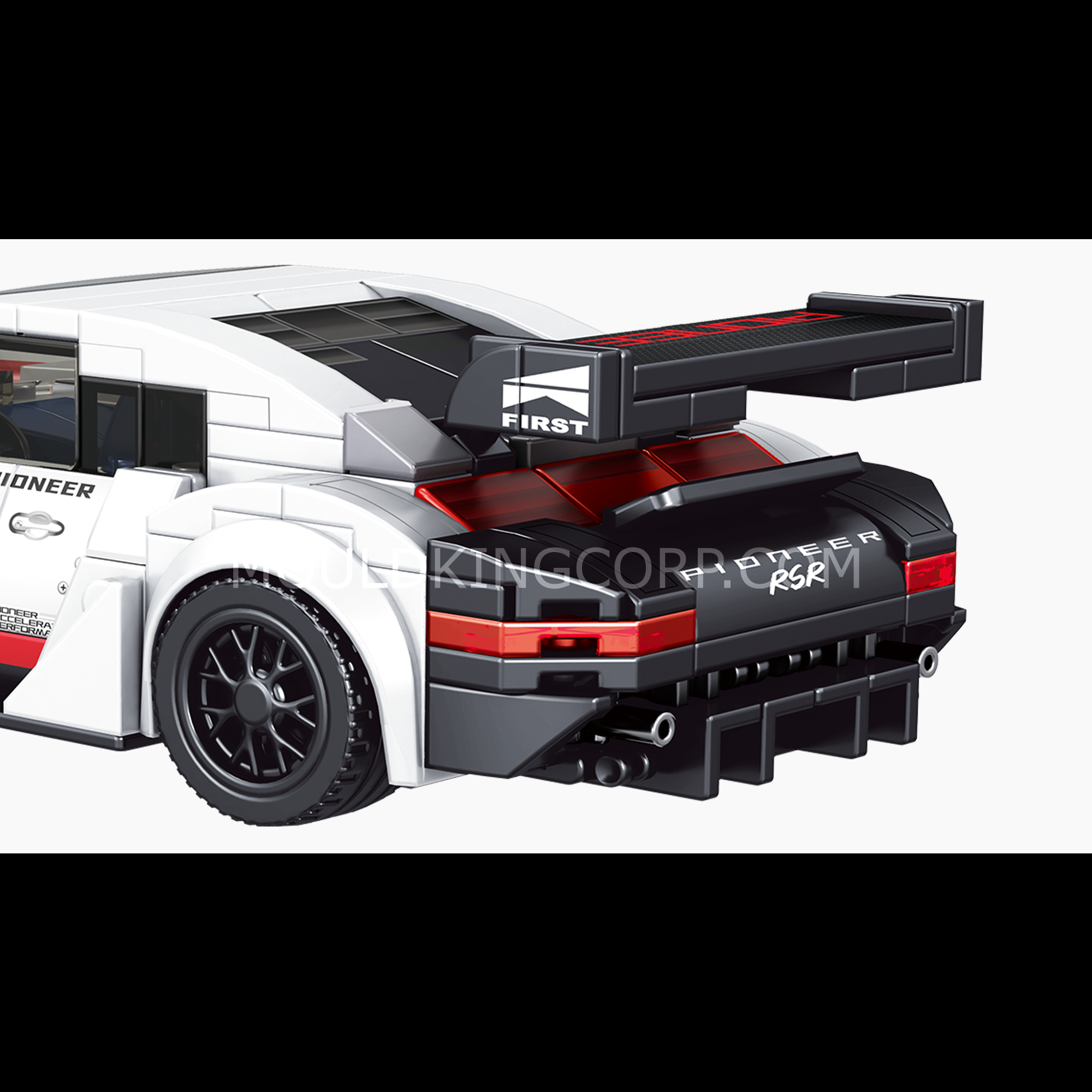 Mould King 27010 Porsche 911 Sports Car Building Blocks Set - 349 PCS Model Kit for Adults & Teens | DIY Collectible Toy for Home Display, Gift for Car Enthusiasts