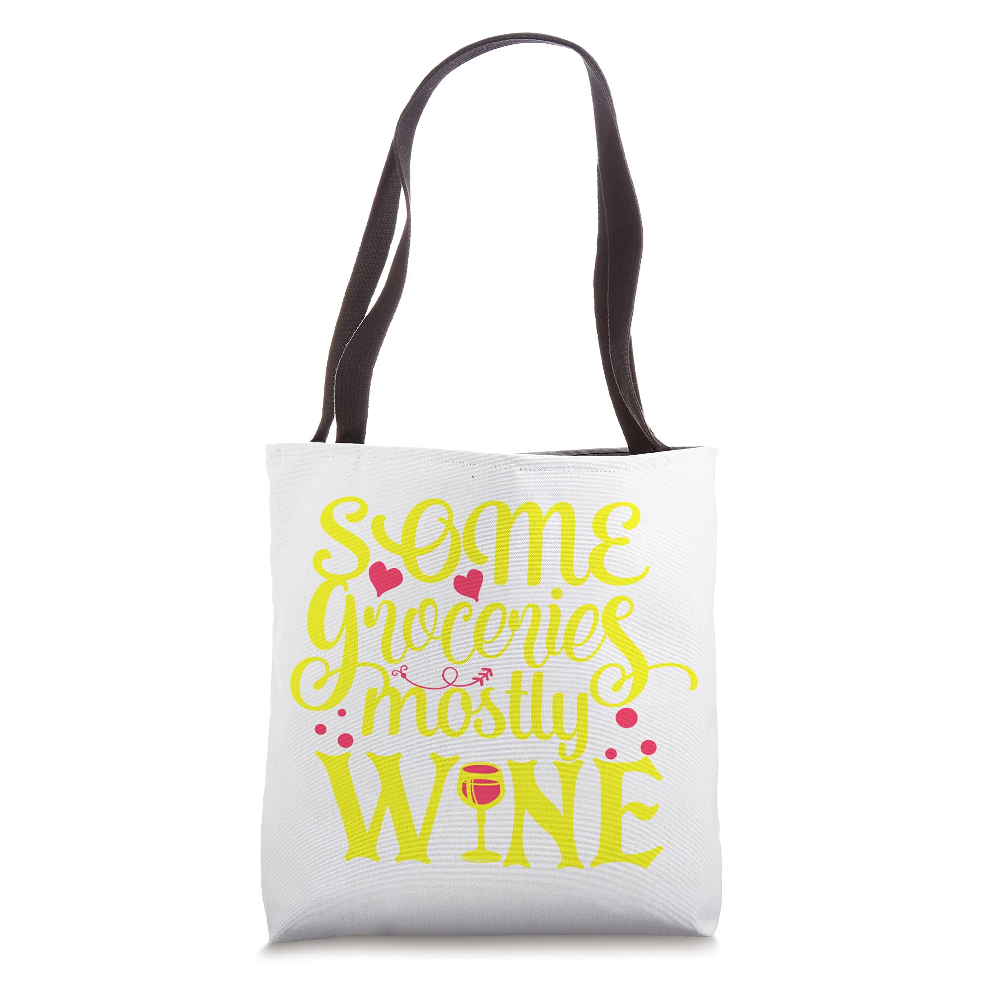 Stylish Reusable Wine Tote Bag for Groceries - Perfect for Wine Shopping, Picnics & Farmers Market Trips
