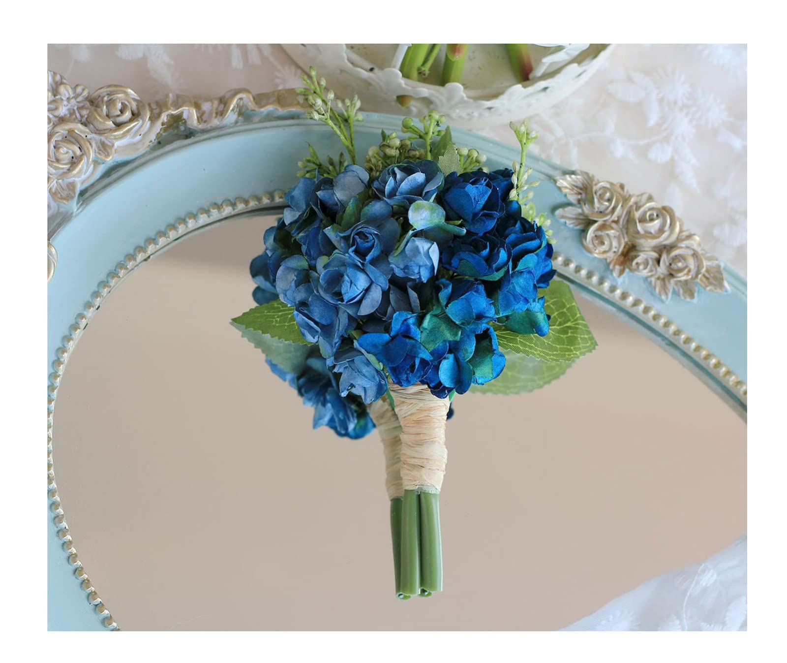 Prom Corsage Pins Kit - Boutonniere Supplies for Men, Wedding Groom & Groomsmen - Best Man Brooch Flower Pin Set (W0609) - Perfect for Prom, Weddings & Formal Events