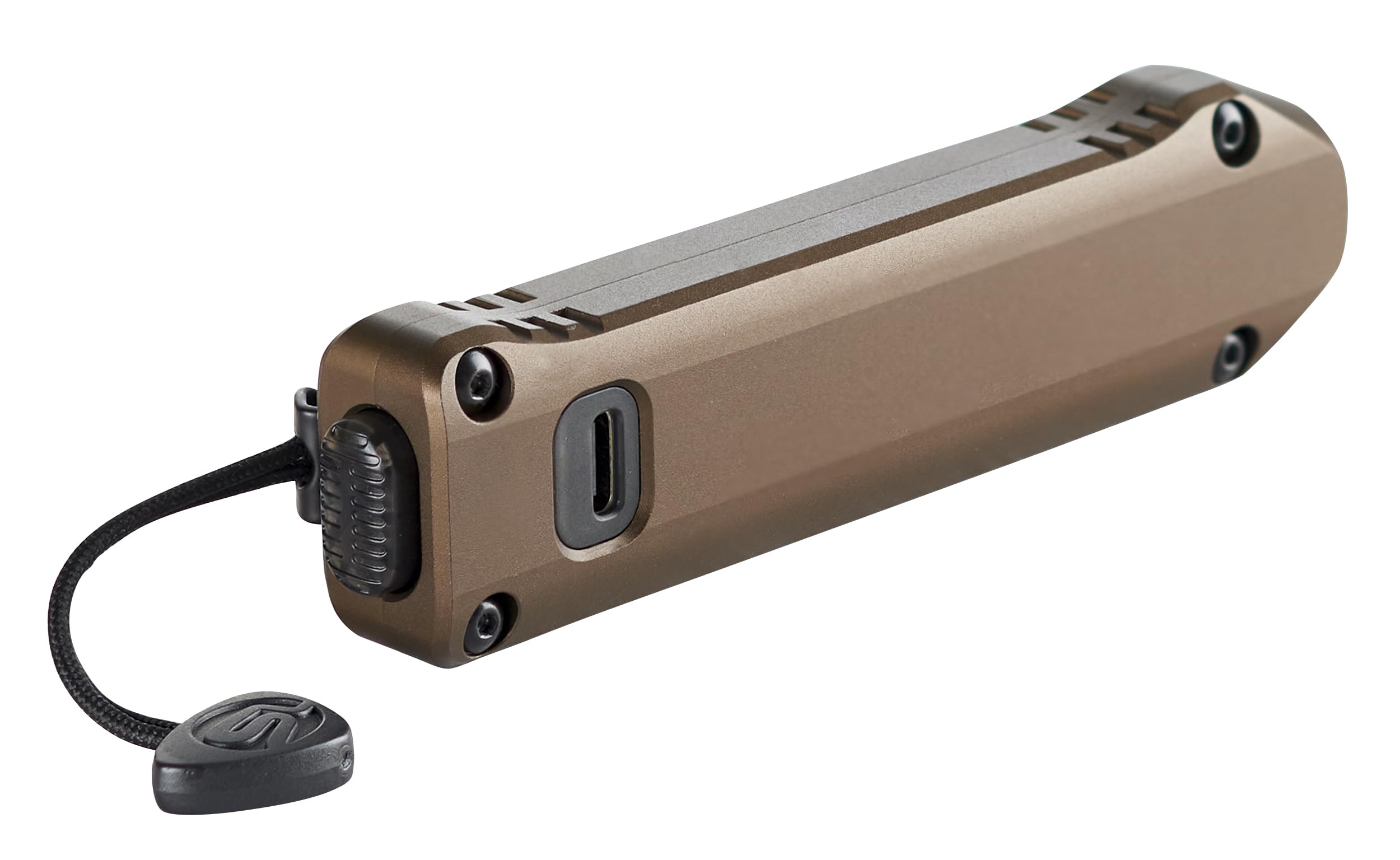 Streamlight 88813 Wedge XT 500-Lumen Ultra Slim EDC Flashlight with USB-C Charging & Pocket Lanyard - Coyote Color - Perfect for Everyday Carry, Outdoor Adventures & Emergency Preparedness