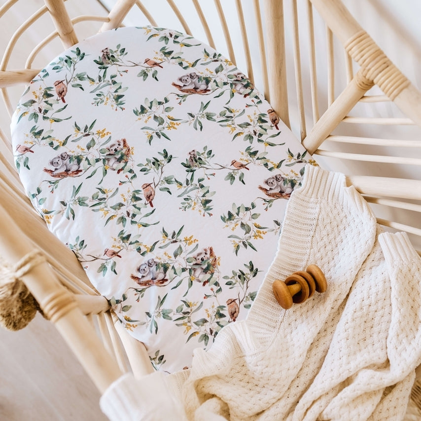 Snuggle Hunny Bassinet Sheet & Change Pad Cover - Soft Eucalyptus Fabric for Baby Crib & Nursery - Perfect for Newborns, Infants & Toddlers - Ideal for Daycare, Travel & Home Use