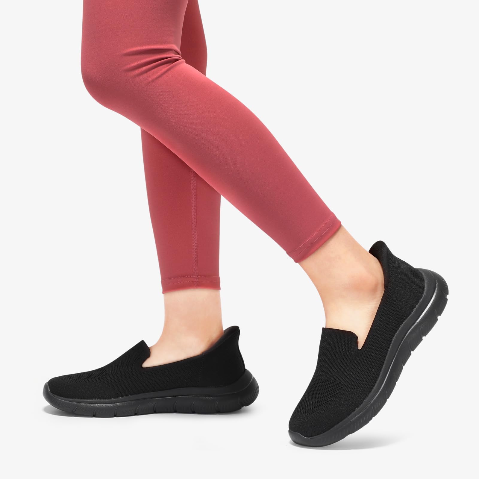 STQ Women's Slip-On Walking Sneakers - Hands-Free Orthopedic Shoes for Comfort & Support | Perfect for Walking, Travel & Everyday Wear