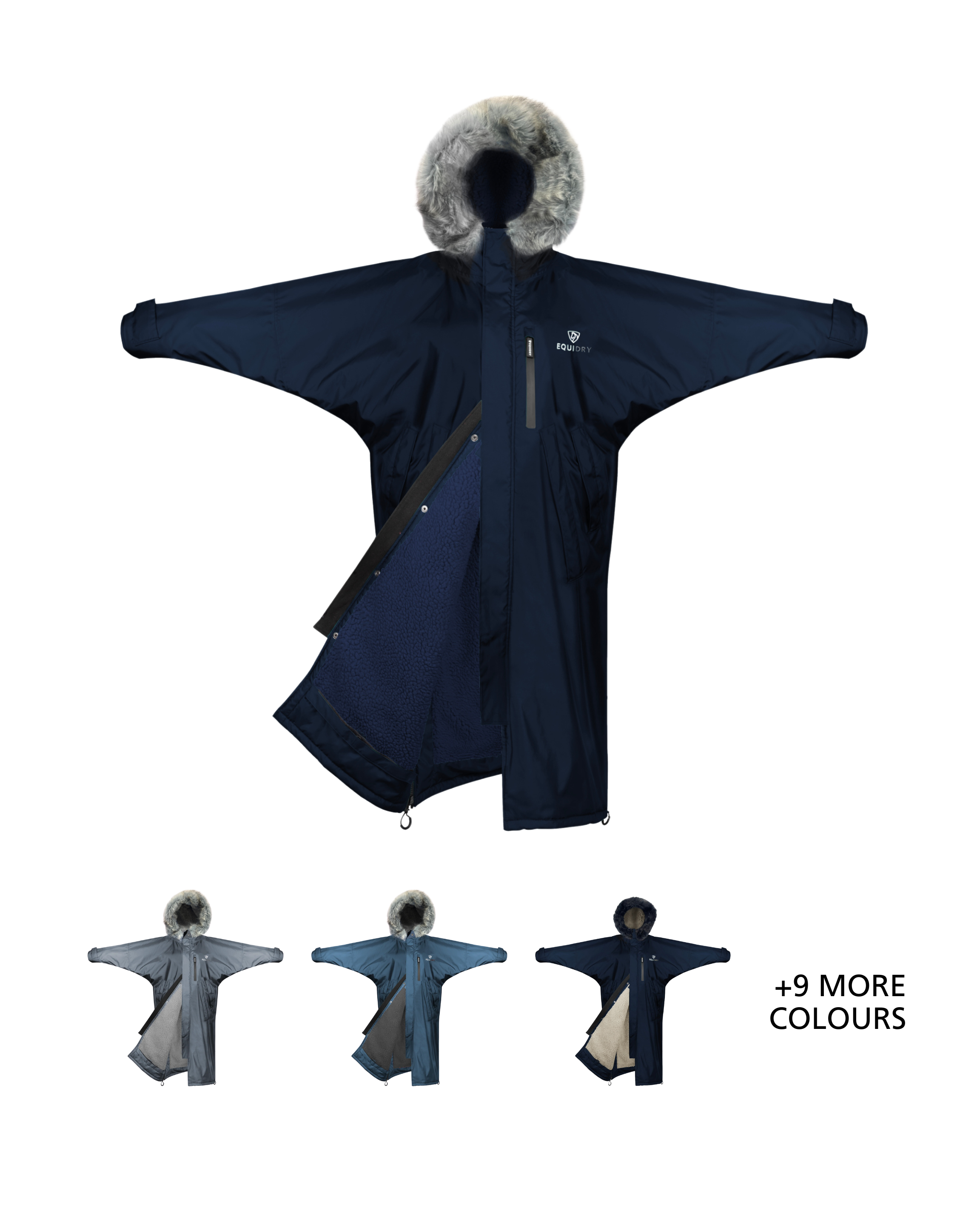 Evolution Thick Fleece Lining Winter Jacket with Fleece Lined Hood & Faux Fur Trim - Cozy Outerwear for Cold Weather, Snow Activities, and Outdoor Adventures