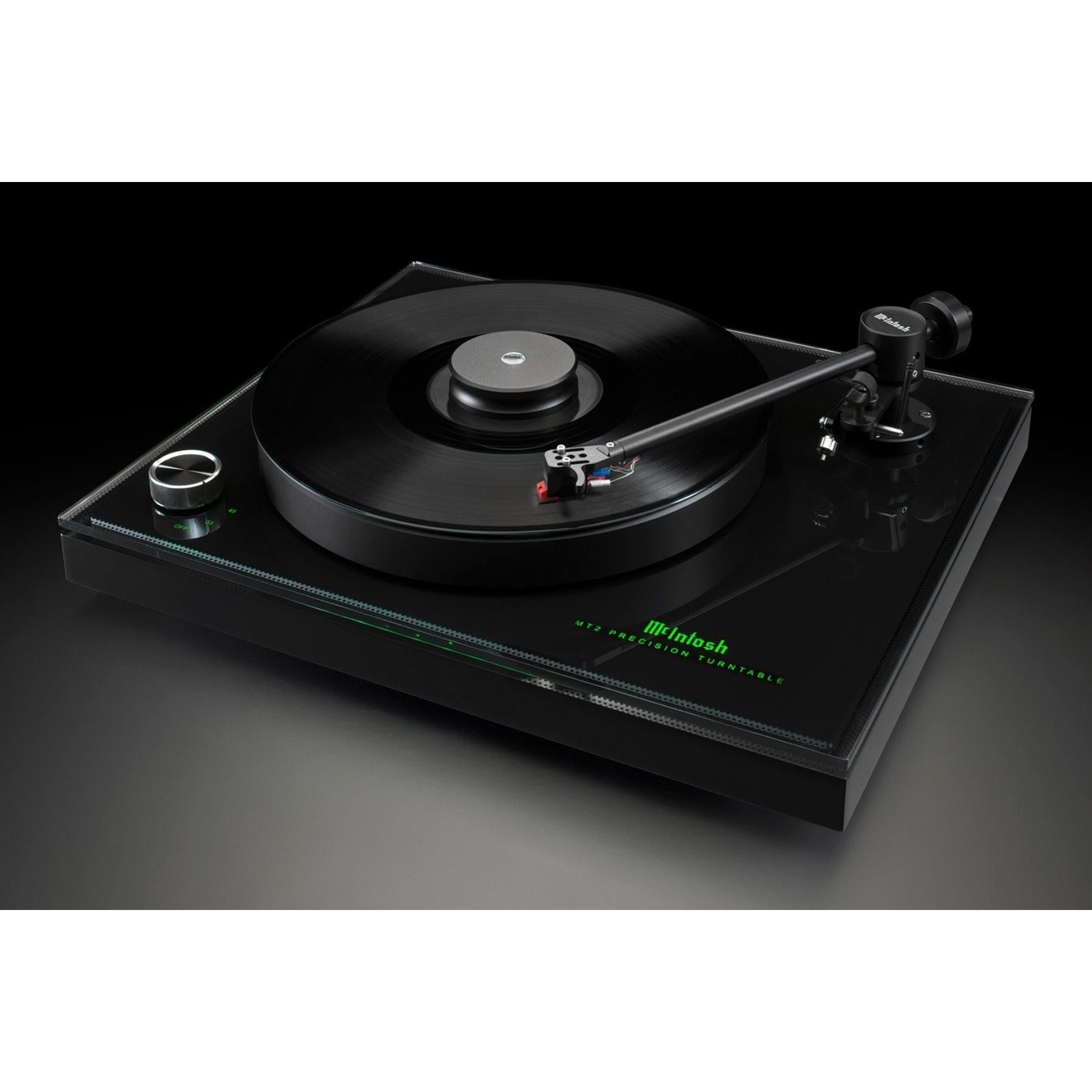 McIntosh MT2 Precision Turntable - High-End Audiophile Vinyl Record Player with Adjustable Tonearm & Anti-Vibration Design | Perfect for Home Audio Systems & Music Enthusiasts