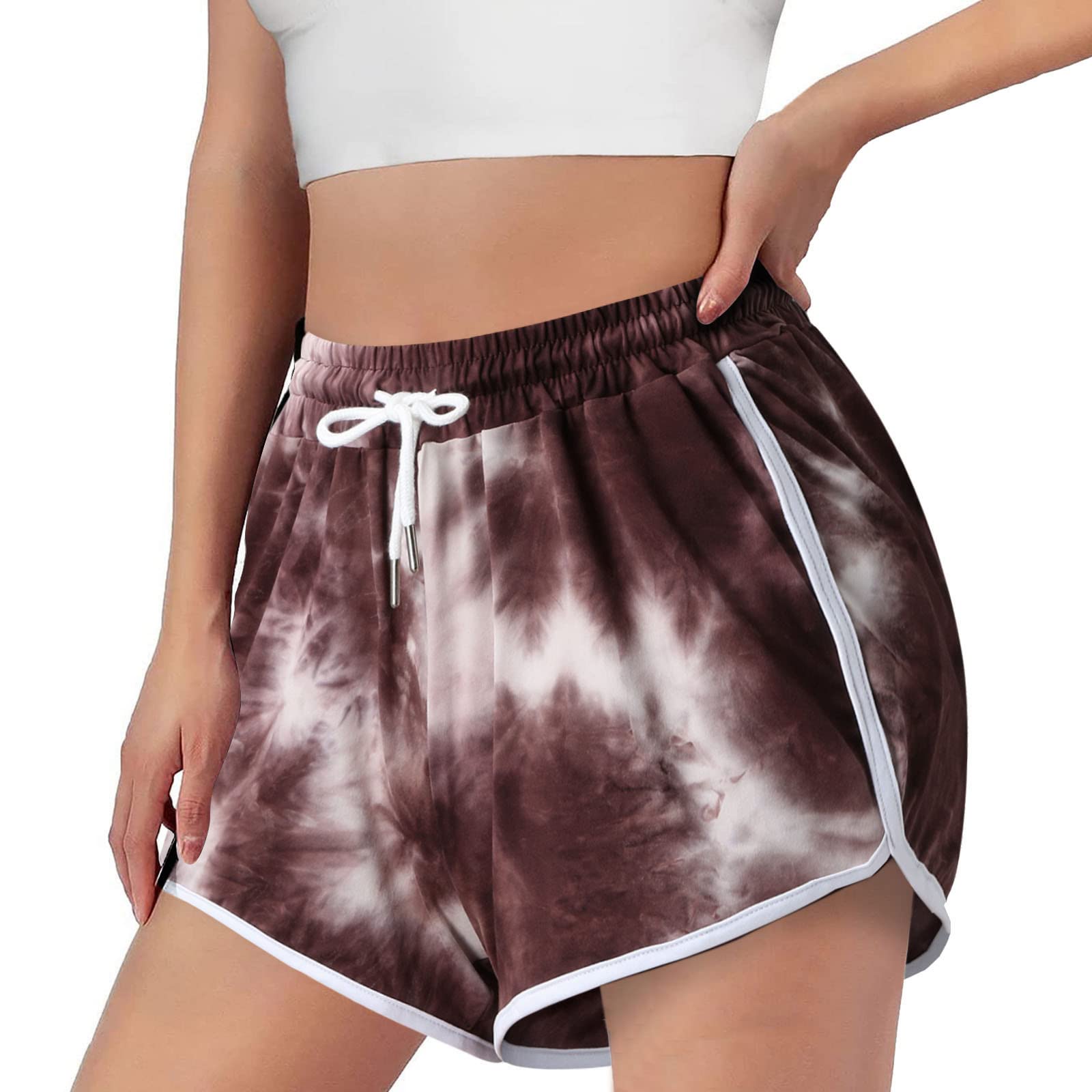 Gillberry High Waist Jean Shorts for Women - Casual Summer Denim Shorts with Compression Fit for Workout, Yoga & Athletic Activities | Perfect for Gym, Running and Everyday Wear