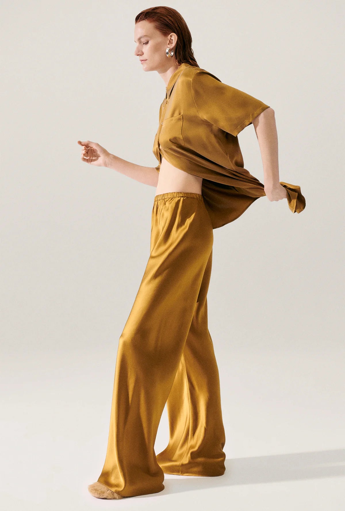 Stylish Bias Cut Pants for Women - High Waist Flowy Trousers for Casual & Office Wear - Perfect for Summer & Travel Outfits