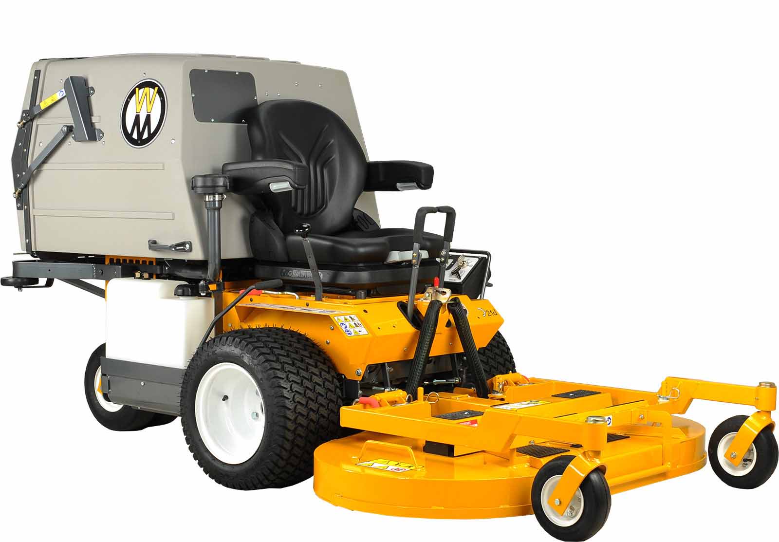 Walker MD21DGHSH 21HP Diesel Lawn Mower with High Dump Grass Catcher - Commercial Grade Zero Turn Mower for Large Yards & Landscaping Businesses
