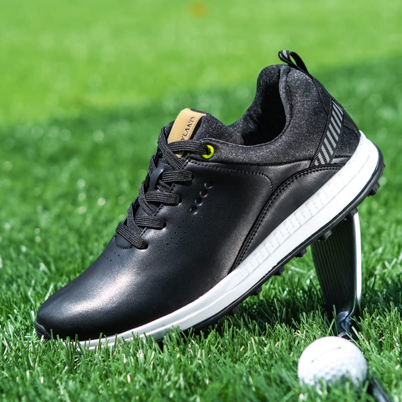 Waterproof Spikeless Golf Shoes for Men - Lightweight Comfortable Training Sneakers for Golf Course & Outdoor Sports