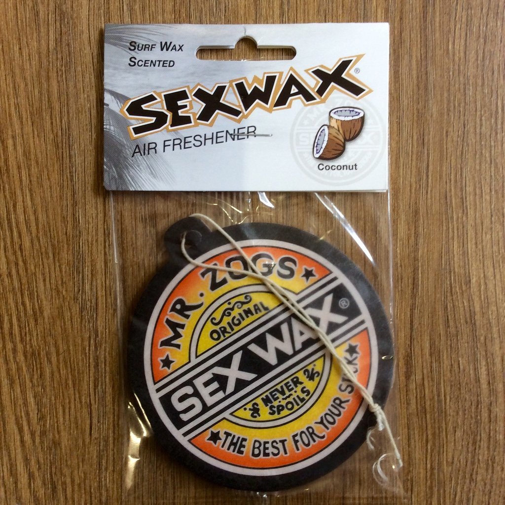 Mr Zoggs Sex Wax Air Car Freshener - Coconut Scented, Long-Lasting Air Freshener for Cars, Home & Office | Eliminates Odors & Freshens Air Instantly