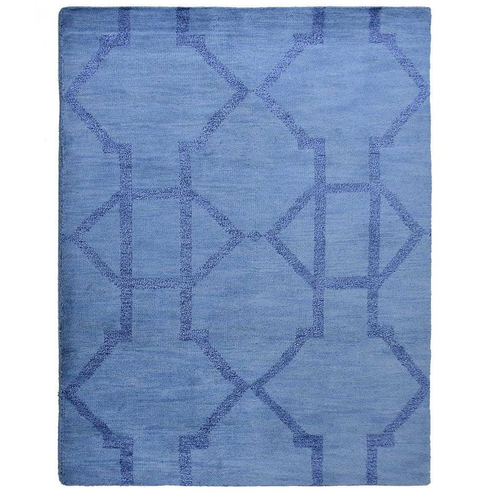 Hand Knotted Wool Area Rug - Traditional Interwoven Design for Living Room, Bedroom & Home Decor | Durable & Soft Floor Covering