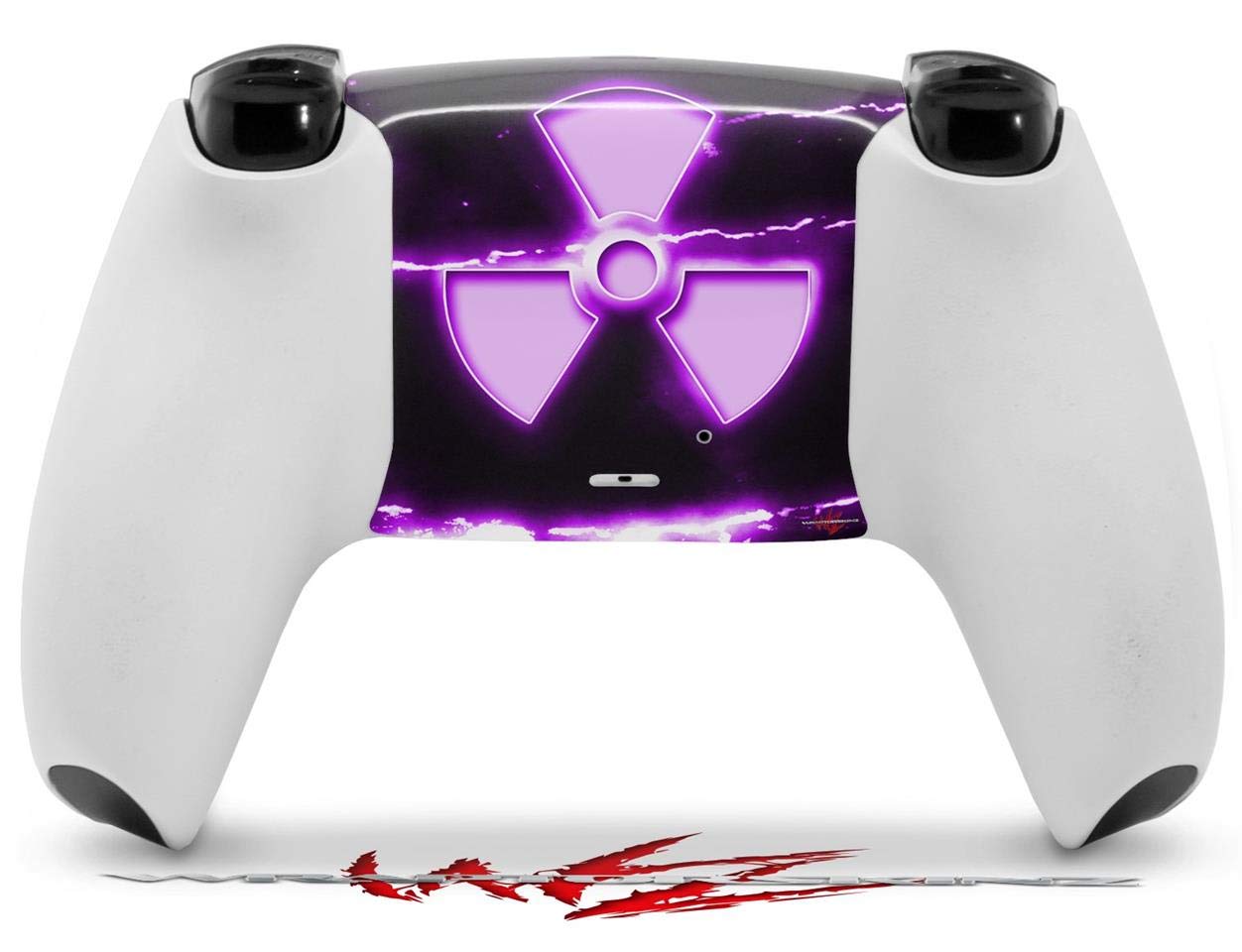 Sony PS5 DualSense Skin Wrap - Radioactive Purple for Gaming Protection