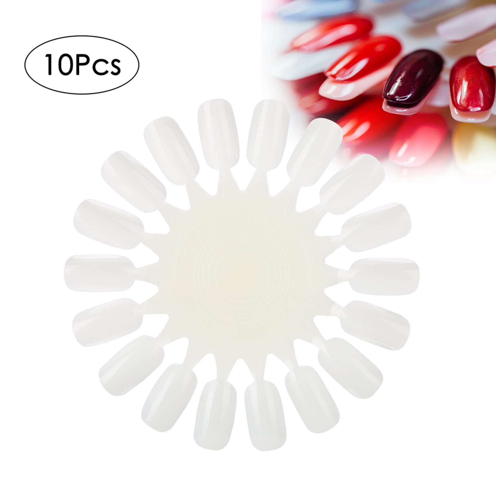 LANTRO JS Nail Polish Display Stand Set - Professional Acrylic Nail Art Practice Holder for Salon & Home Use | Perfect for Organizing, Showcasing Nail Polish Bottles & Practicing Nail Designs