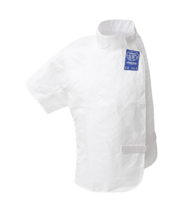 Uhlmann FIE Men's Underplastron 800N Fencing Chest Protector - Premium Safety Gear for Competitive Foil, Epee & Saber Fencing