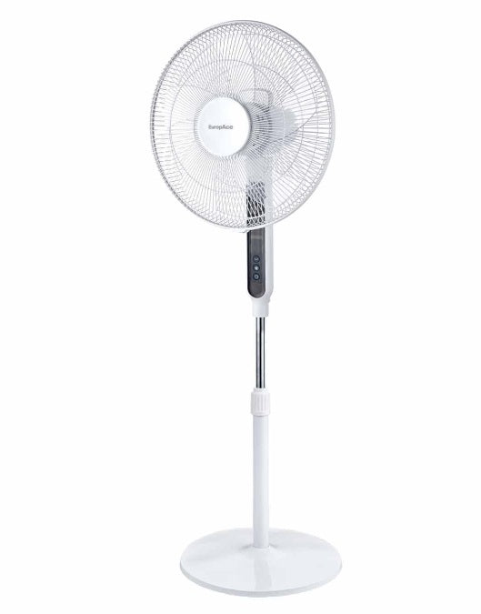 Europace ESF8135V 16 Inch DC Motor Stand Fan with Remote Control - Quiet & Energy Efficient for Home, Office, and Bedroom Cooling