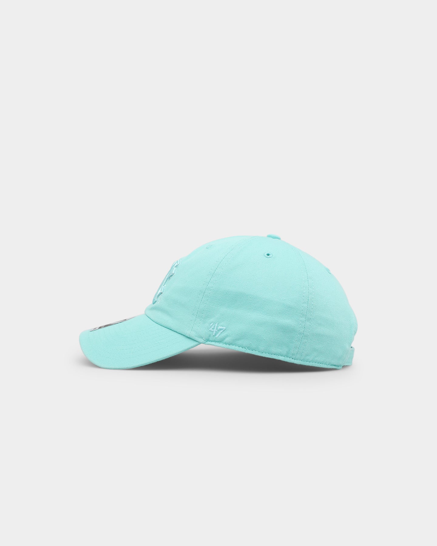 47 Brand North Carolina Tar Heels UNC '47 Clean Up Adjustable Strapback Hat in Tiffany Blue - Perfect for Game Day, College Spirit & Casual Wear