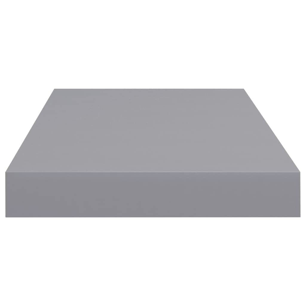 Modern Floating Wall Shelf - Gray Ledge Floating Shelf for Bedroom, Living Room, Kitchen & Office - 19.7