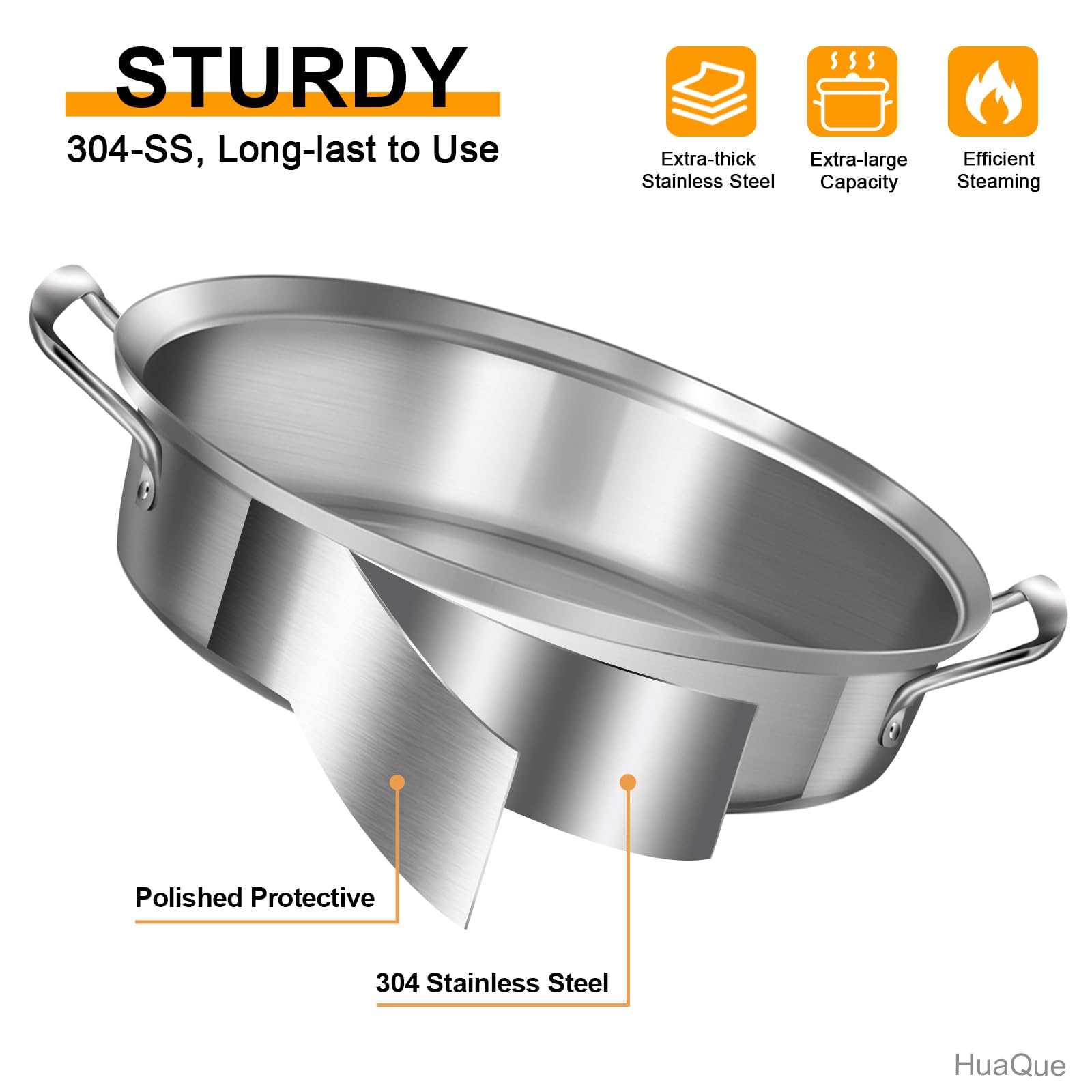 Stainless Steel Large Roasting Pan with Rack & Lid - 21 Inch Nonstick Oval Roaster for Turkey, Chicken - Perfect for Thanksgiving, Christmas & Family Dinners - Great Gift for Mom, Wife & Women