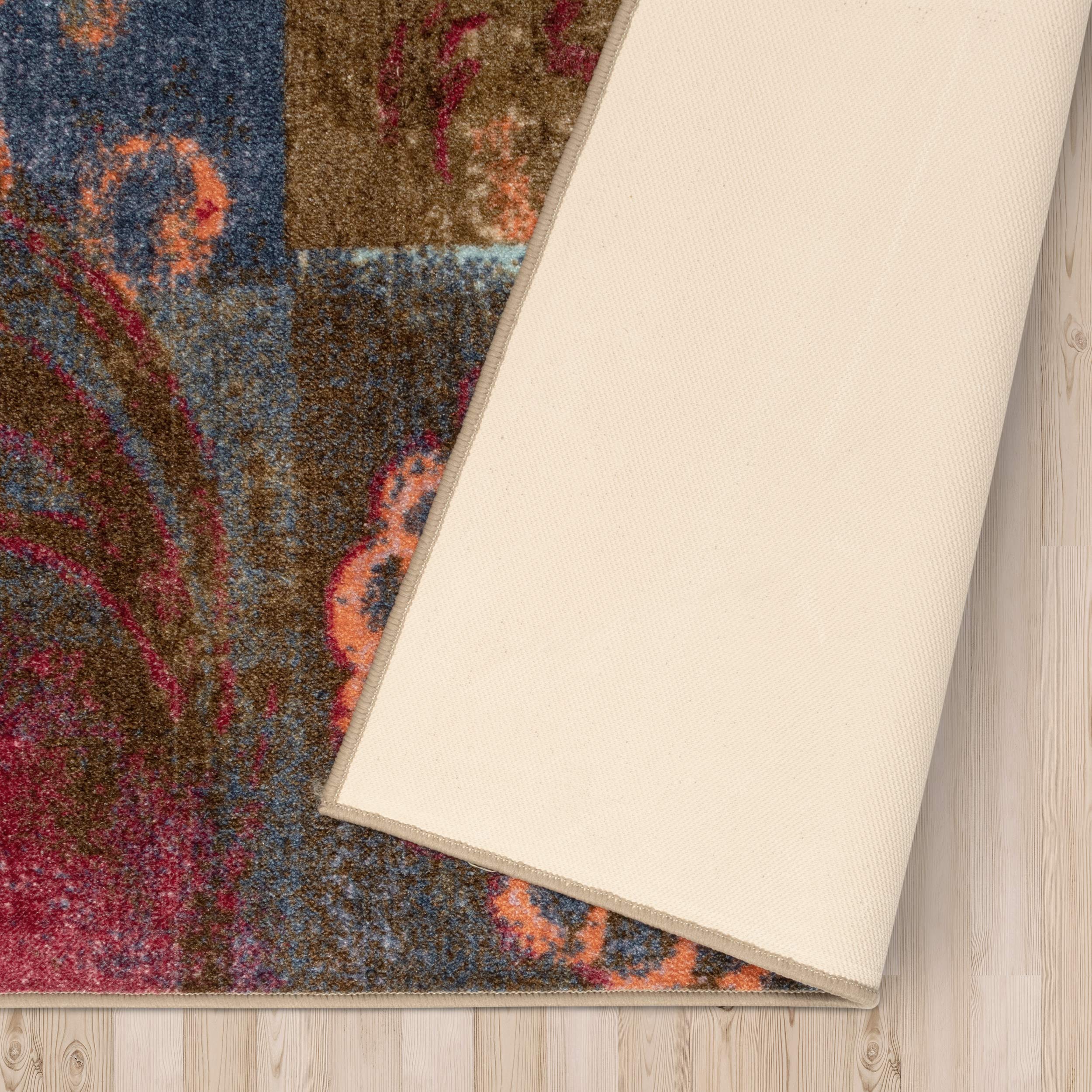 Non-Slip Washable Dalston Rug 8' x 10' - Digital Printed Modern Area Rug for Living Room, Bedroom, Dining Room - Soft & Durable Home Decor Floor Mat