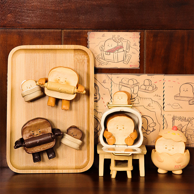 XIAOFANG Series Baking Life Blind Box Collectible Figures - Cute Miniature Kitchen Decor for Home, Office & Gift Giving