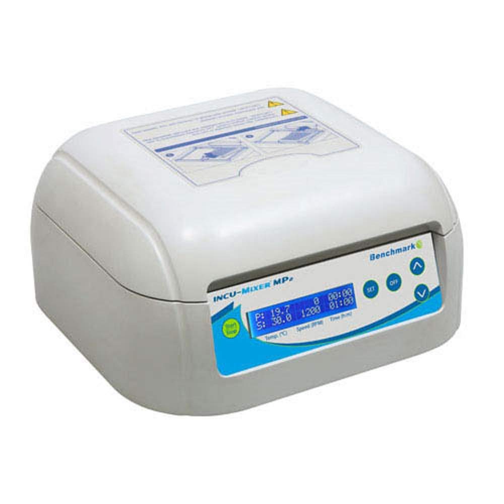Benchmark Scientific H6002 Incu-Mixer MP2 2-Position Incubated Plate Vortexer - 115V Plug for Lab Sample Mixing & Cell Culture Applications