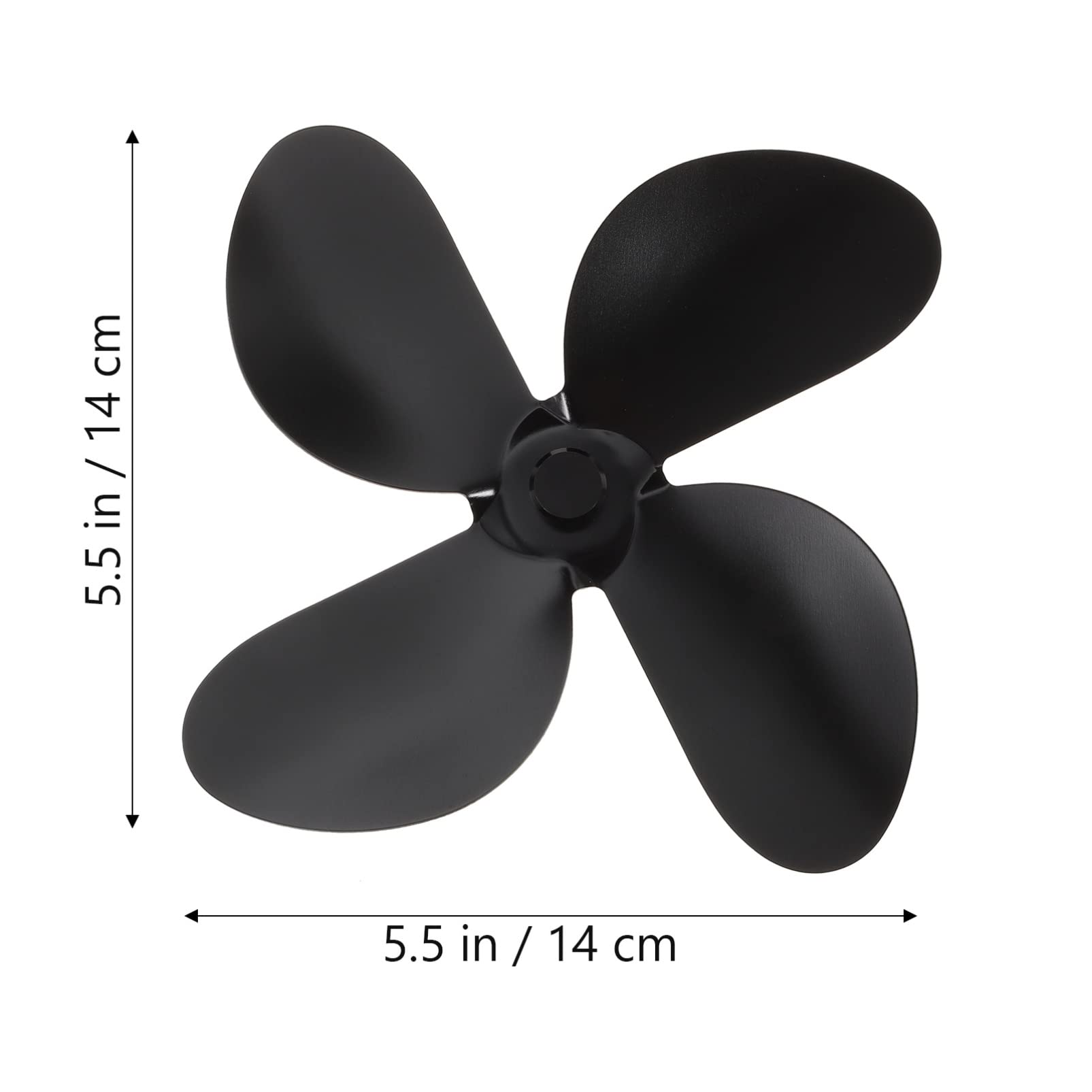 PRETYZOOM 3-Piece Fireplace Stove Fan Replacement Kit - Aluminum Alloy Heat-Powered Fan Parts, Easy Installation & Silent Operation - Perfect for Home Heating, Wood Stove Accessories & Energy Efficiency