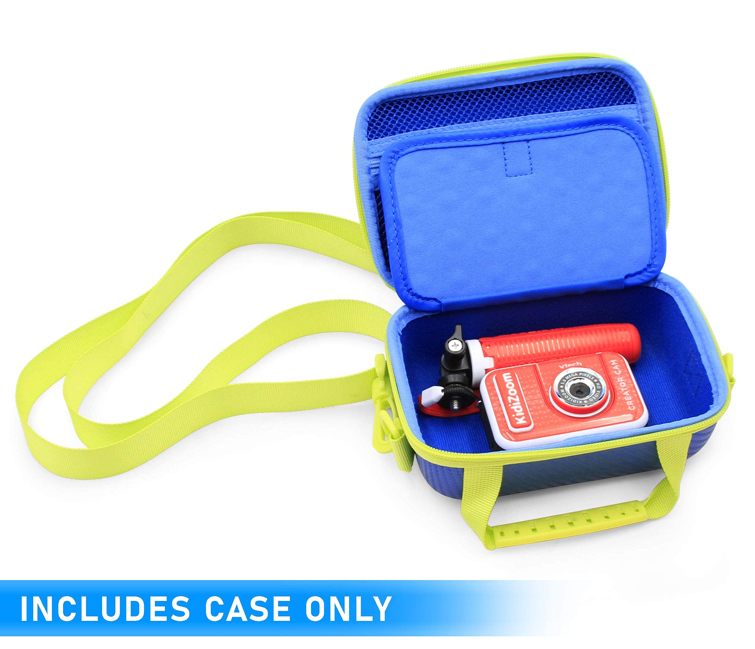 CASEMATIX Camera Case for Kidizoom PrintCam Printer Camera - Protective Storage for Creator Cam Video Camera & Instant Camera Paper Refills (Blue) - Perfect for Travel, School & Kids Photography Accessories