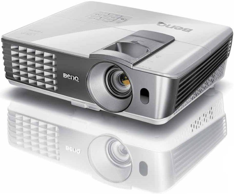 BenQ W1080ST Full HD 1080p 3D DLP Projector - Multi-Region Support for Home Theater & Gaming | Perfect for Movie Nights & Presentations