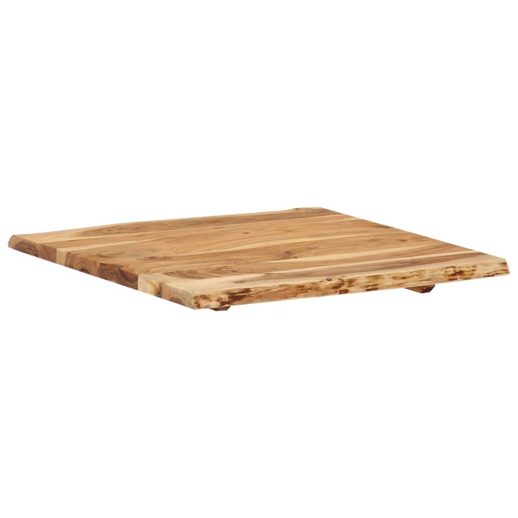 Solid Acacia Wood Live Edge Table Top 22.8