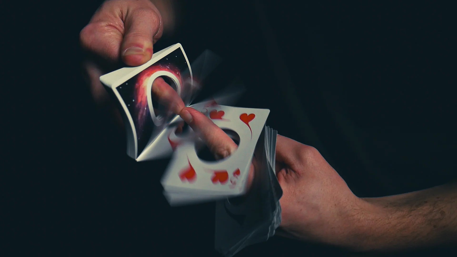 ORBIT BLACK HOLE Playing Cards - Premium Quality Poker Cards for Magic Tricks, Cardistry & Casino Games - Perfect for Card Players, Magicians & Collectors