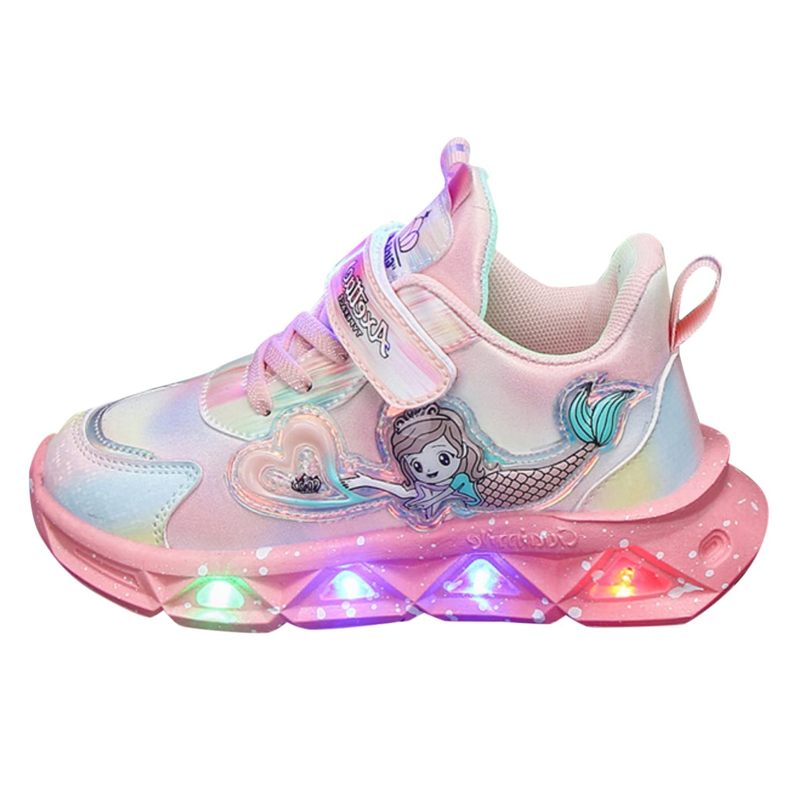 LED Light Up Sneakers for Toddler Girls & Boys - Glow in the Dark Kids Running Shoes with Flashing Soles | Perfect for Playtime, Birthday Gifts & Nighttime Safety