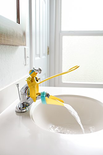 Yellow Handle Yellow/Aqua Faucet set