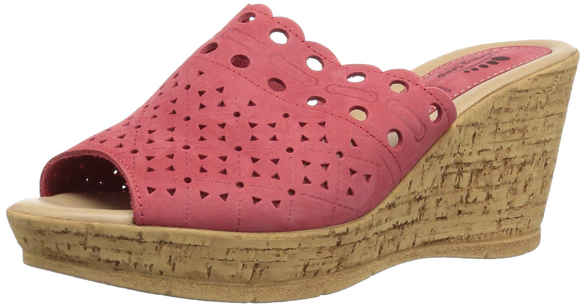 Spring Step Women's Nava Comfortable Wedge Sandals - Breathable Summer Casual Shoes for Walking, Beach, and Outdoor Activities