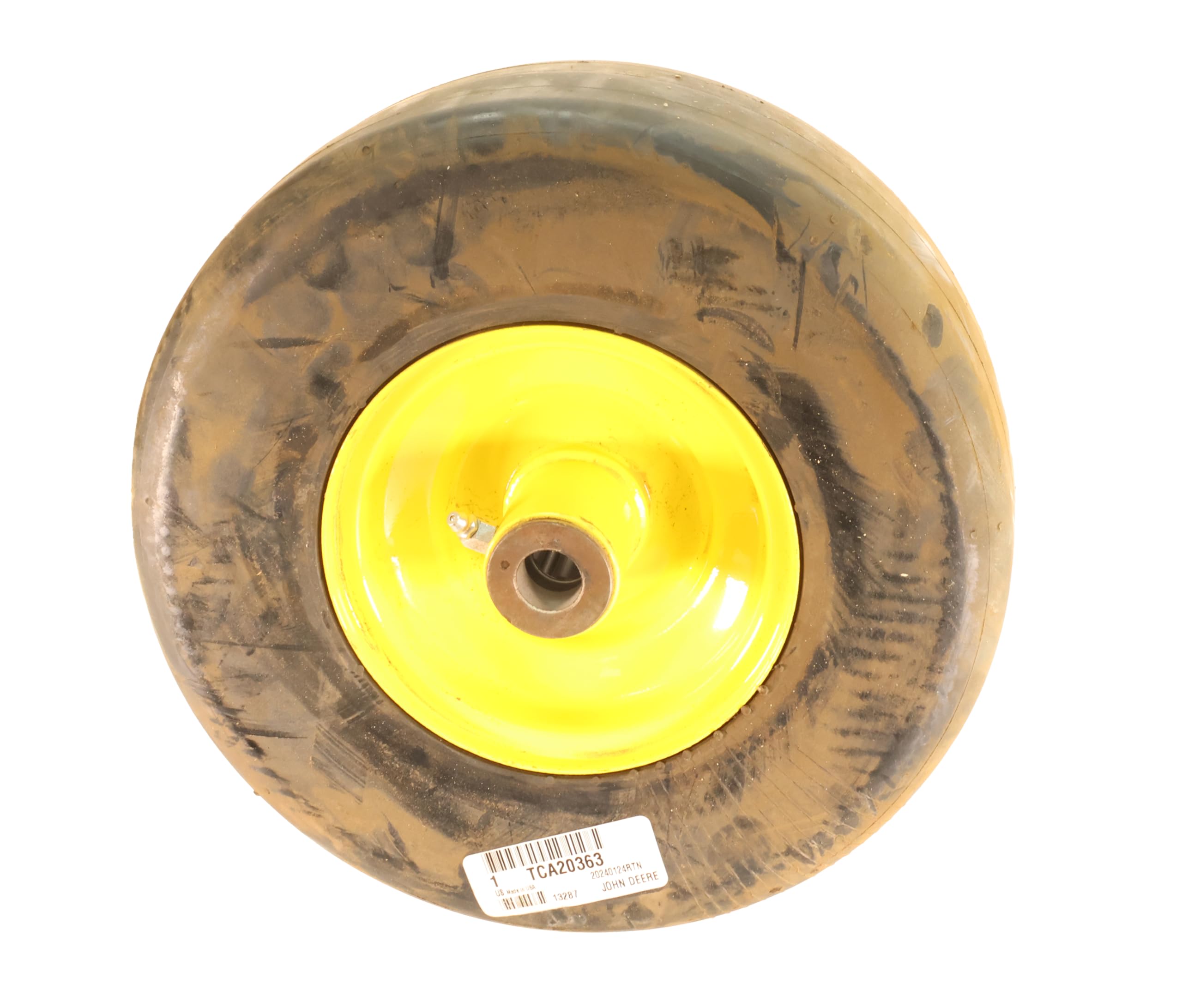 John Deere TCA20363 Original Equipment Replacement Wheel - Durable Tractor & Lawn Mower Parts for Farming & Landscaping