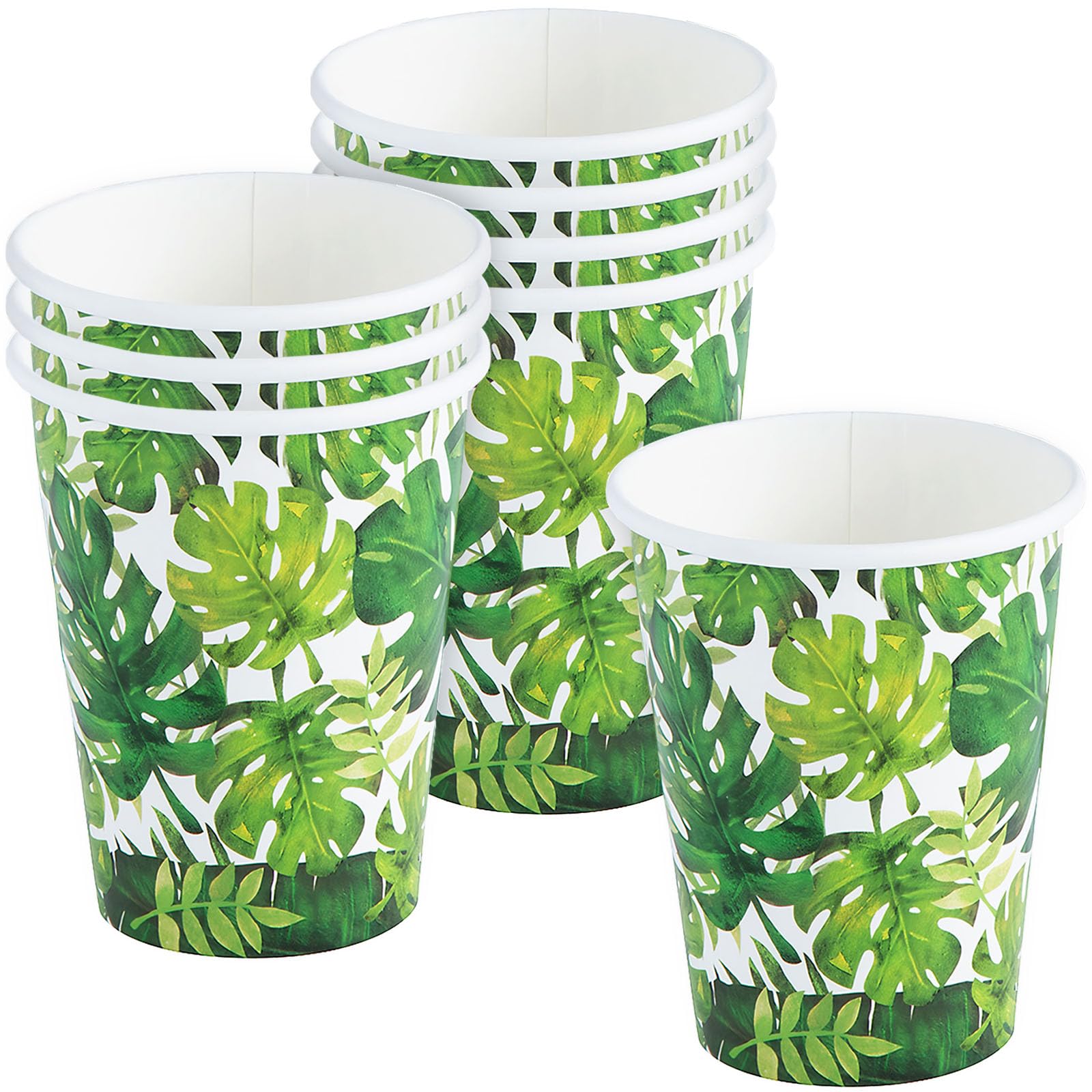 Eco-Friendly Palm Leaf Cups - 8 Pack Biodegradable Party Supplies for Weddings, Picnics & Outdoor Events