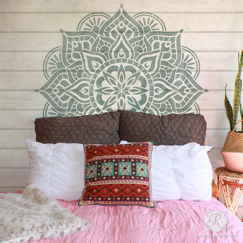 Prajna Mandala Stencil - Sacred Buddhist Art Drawing Tool for Meditation & Home Decoration | Perfect for Yoga Studios, Spiritual Spaces & DIY Craft Projects