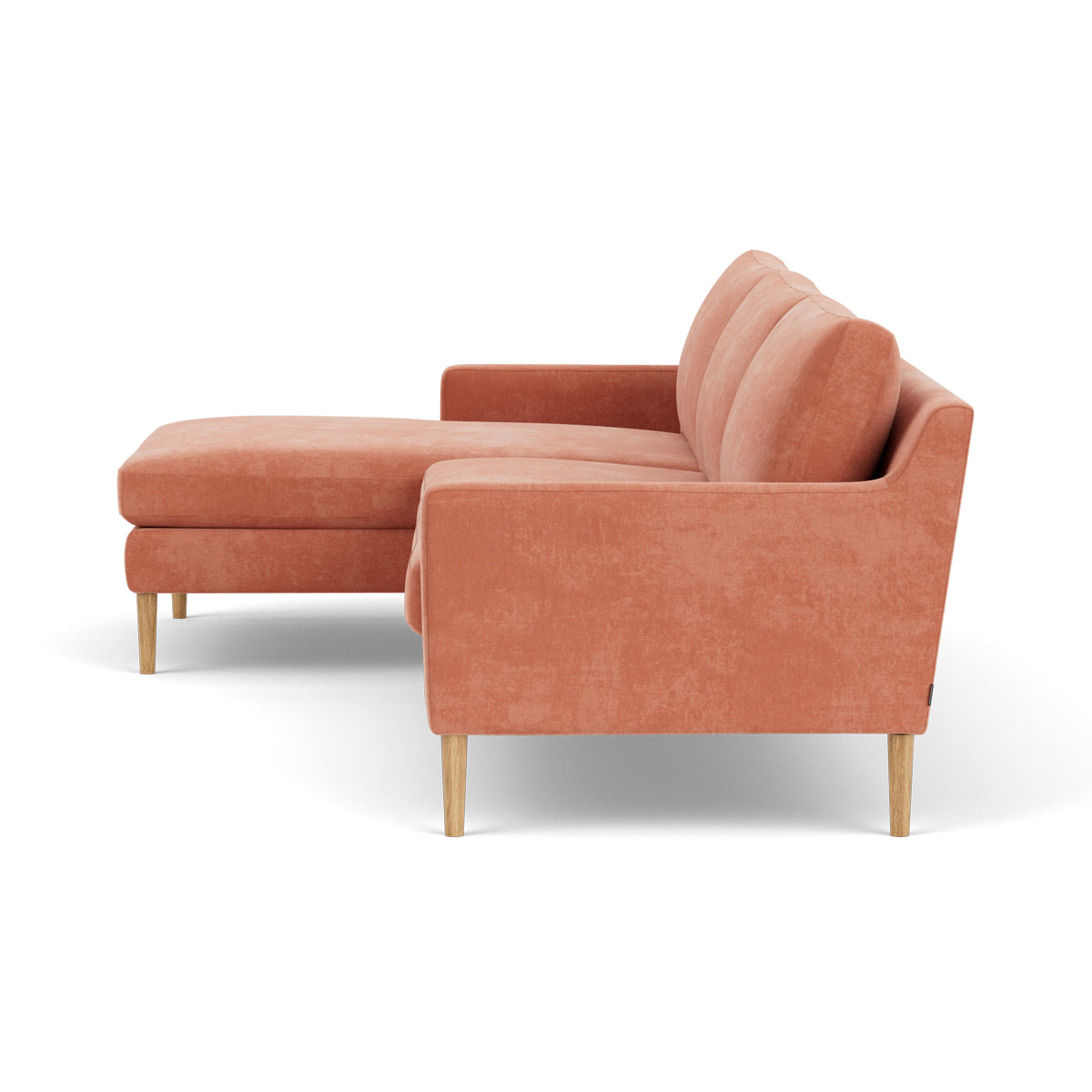 Astha Fabric Left Chaise Sofa - Modern L-Shaped Sectional Couch with Reversible Design for Living Room, Lounge & Home Theater Comfort