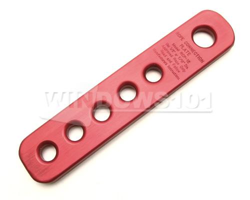MIO Rope Termination Plate - Heavy Duty Stainless Steel Anchor Plate for Climbing, Rigging & Rescue - Perfect for Outdoor Adventures, Rock Climbing & Safety Gear