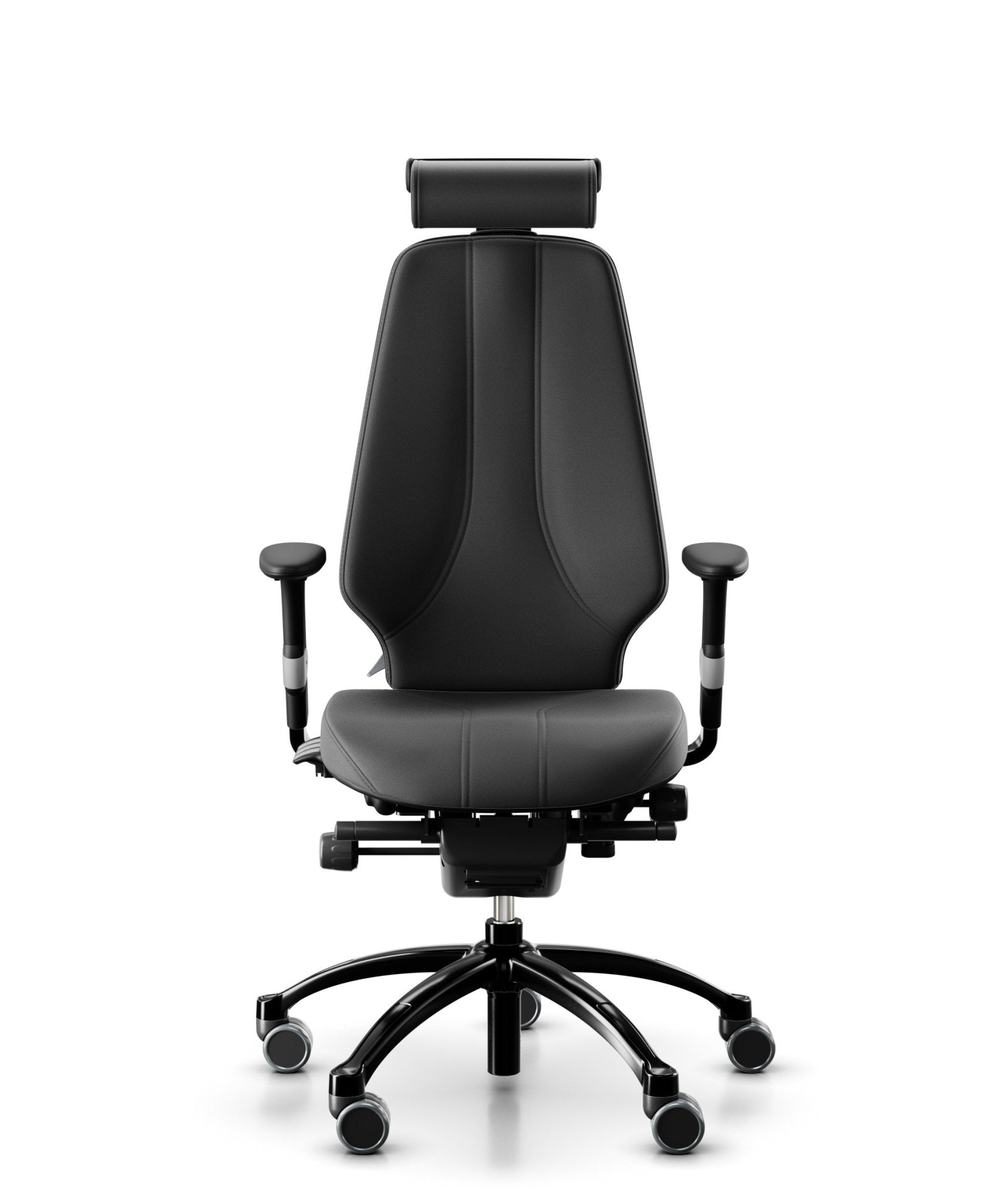 RH Logic 400/3559 Elite Ergonomic Office Chair - Premium Antigo Leather in Black | Perfect for Home Office, Gaming & Executive Workspaces