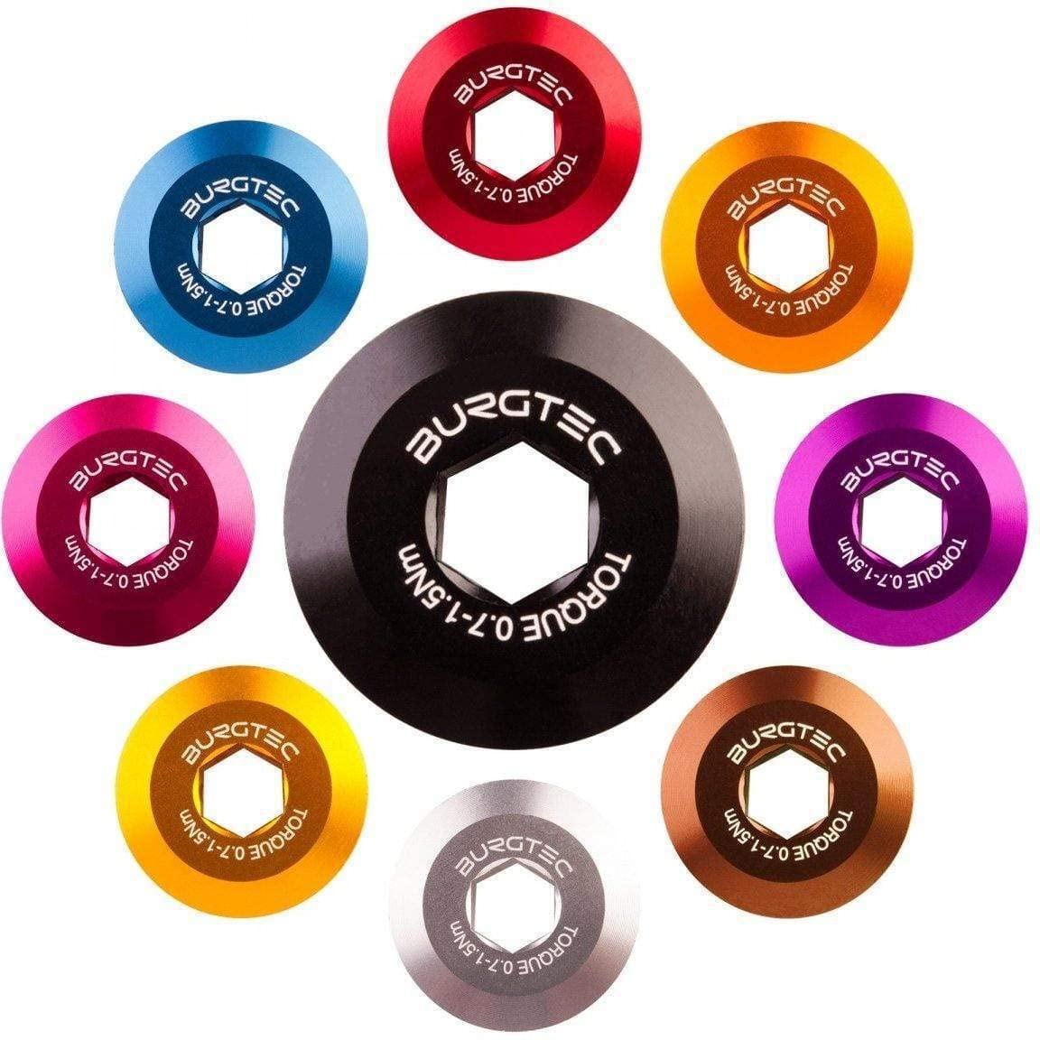 Burgtec Shimano Crank Bolt - Race Red - 9522 | High-Performance Bike Crank Bolt for MTB & Road Bikes | Perfect for Cycling Maintenance & Upgrades