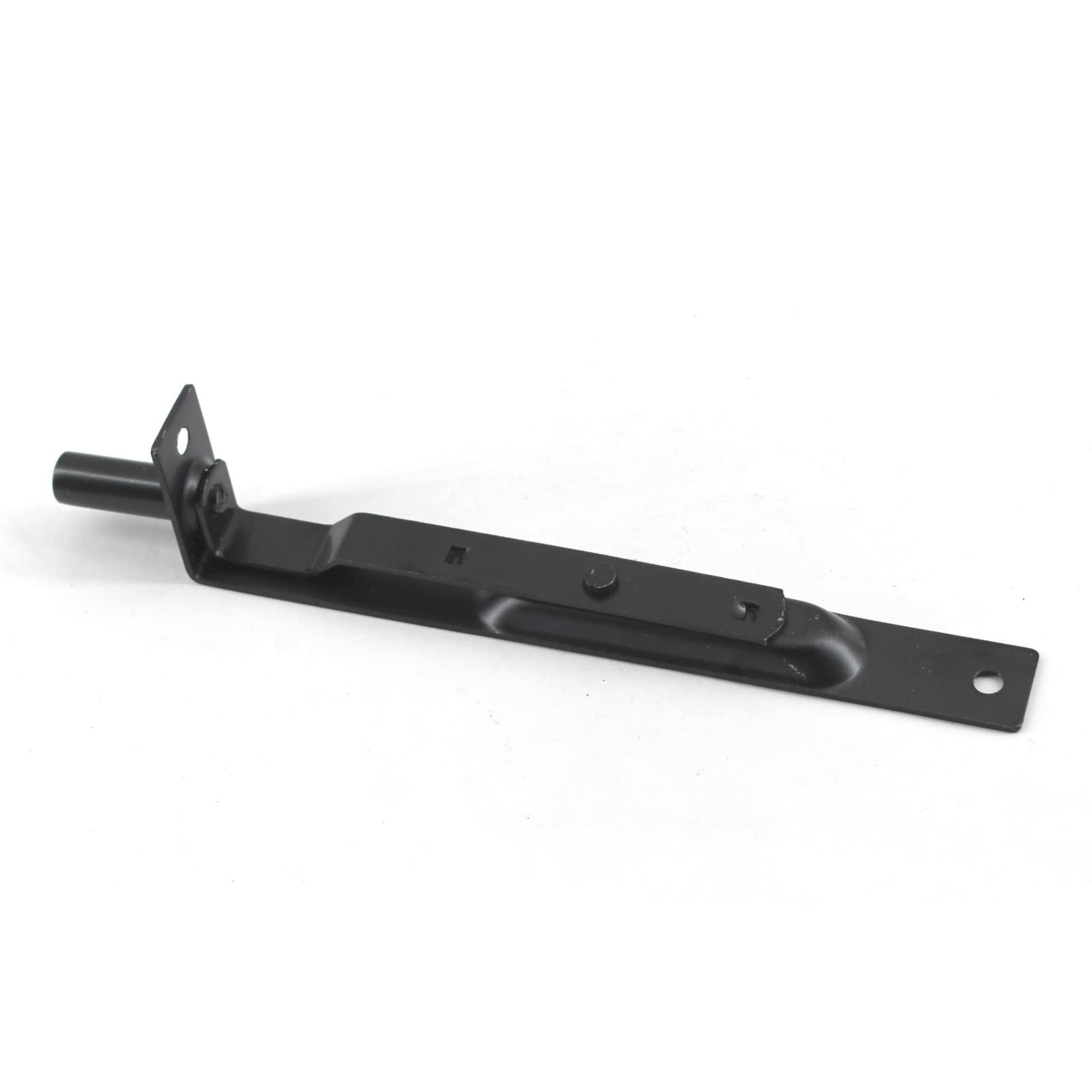 8 Inch Stainless Steel Concealed Door Lock Flush Slide Latch Bolt with Screws - Black (4 Pack) - Perfect for Cabinet, Closet, Furniture & RV Security