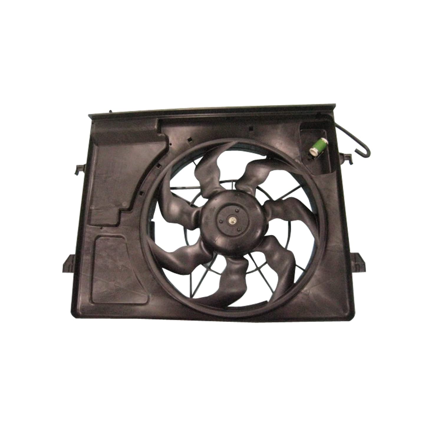TYC 622280 Replacement Cooling Fan Assembly Compatible with Kia Forte 2014-2021 - Engine Radiator Cooling System Part for Optimal Performance in Hot Weather & Heavy Traffic